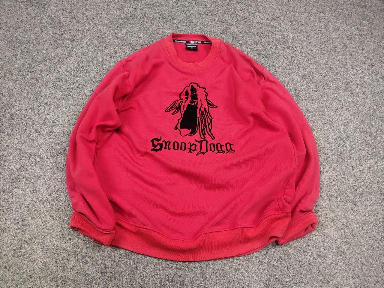 Snoop Dogg Vintage Snoop Dogg Rap Baggy Red Embroidered Logo Sweatshirt Size US M / EU 48-50 / 2 - 2 Thumbnail