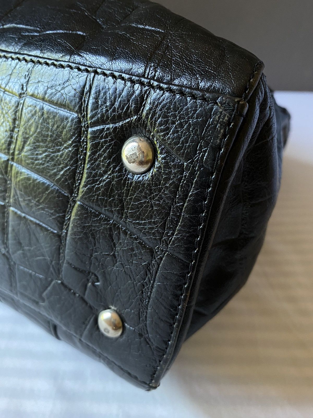 Designer × Vintage The monte Black handbag Size ONE SIZE - 12 Thumbnail