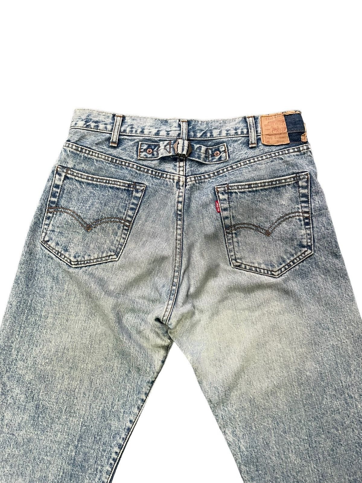 Levi's × Vintage Vintage Levis Lot 701 XX E Selvedge Denim Size US 33 - 8 Thumbnail