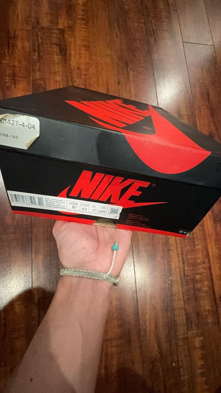 Jordan Brand × Nike Jordan 1 Retro High OG Obsidian Size US 8.5 / EU 41-42 - 15 Thumbnail