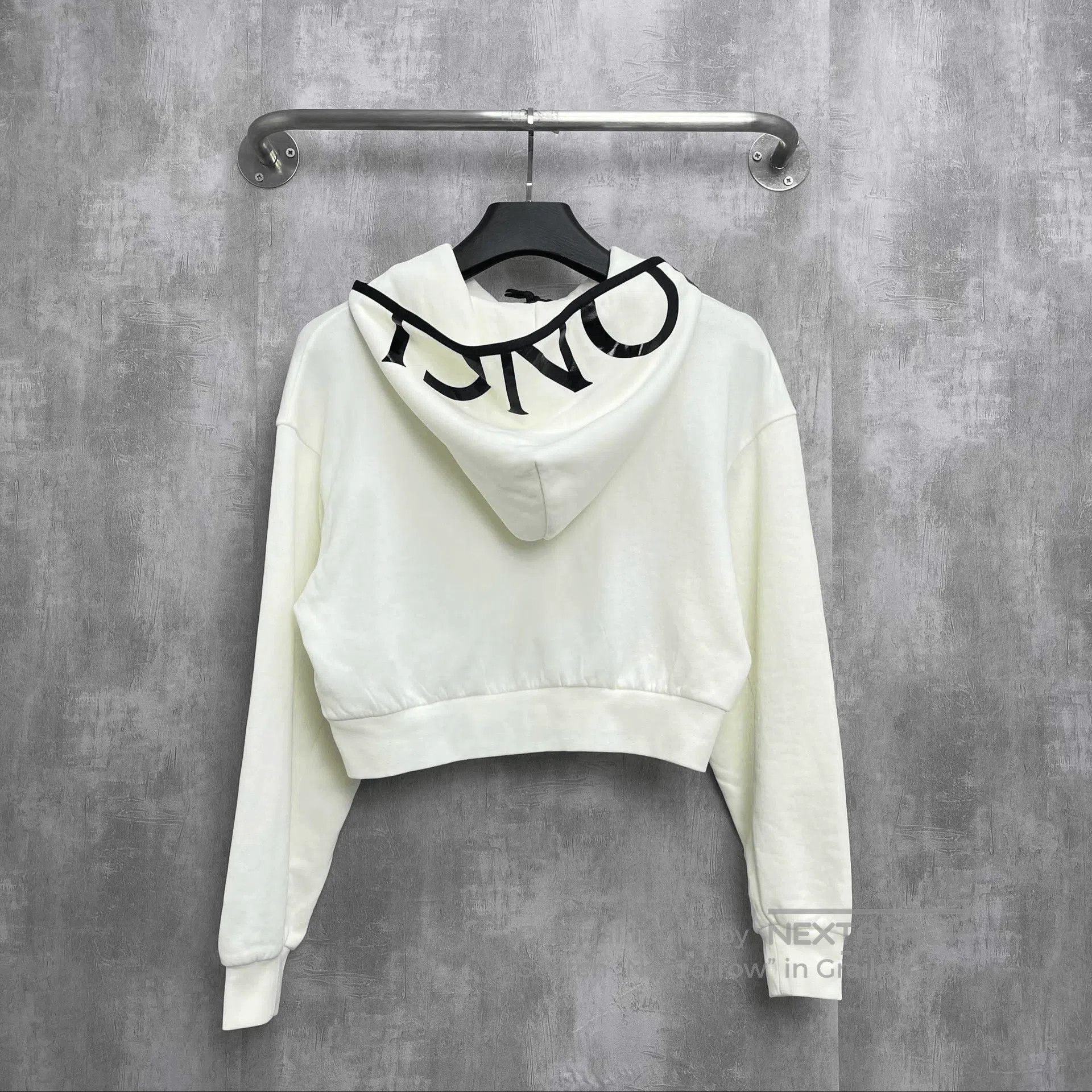 Moncler Moncler White Big Logo Hoodie. Size XS / US 0-2 / IT 36-38 - 3 Thumbnail