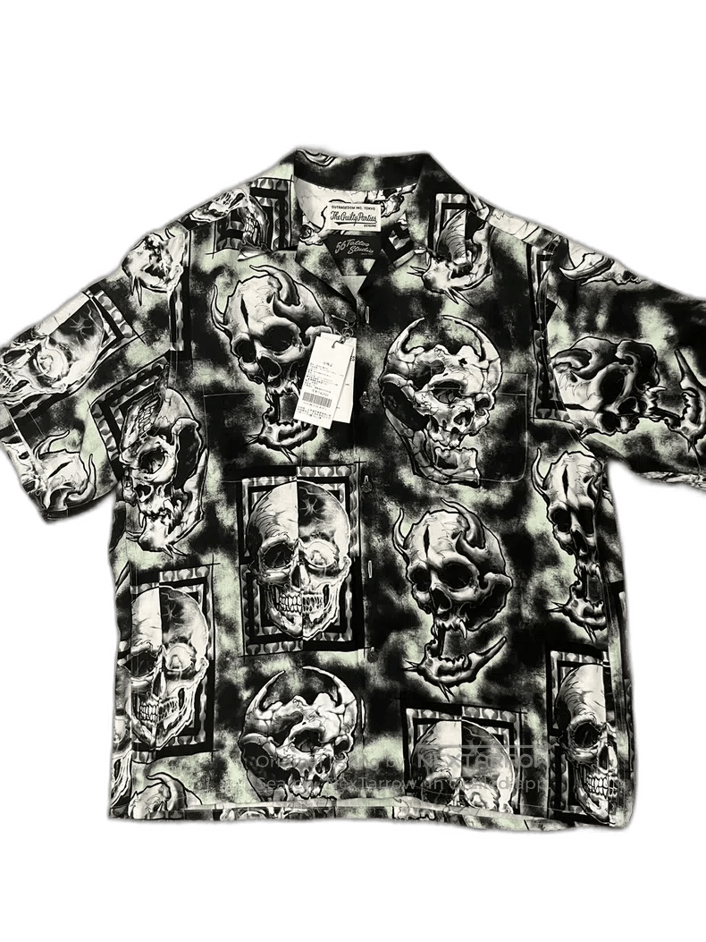 Wacko Maria WACKO MARIA 56Tatto Studio Hawaiian Shirt Size US M / EU 48-50 / 2 - 1 Thumbnail