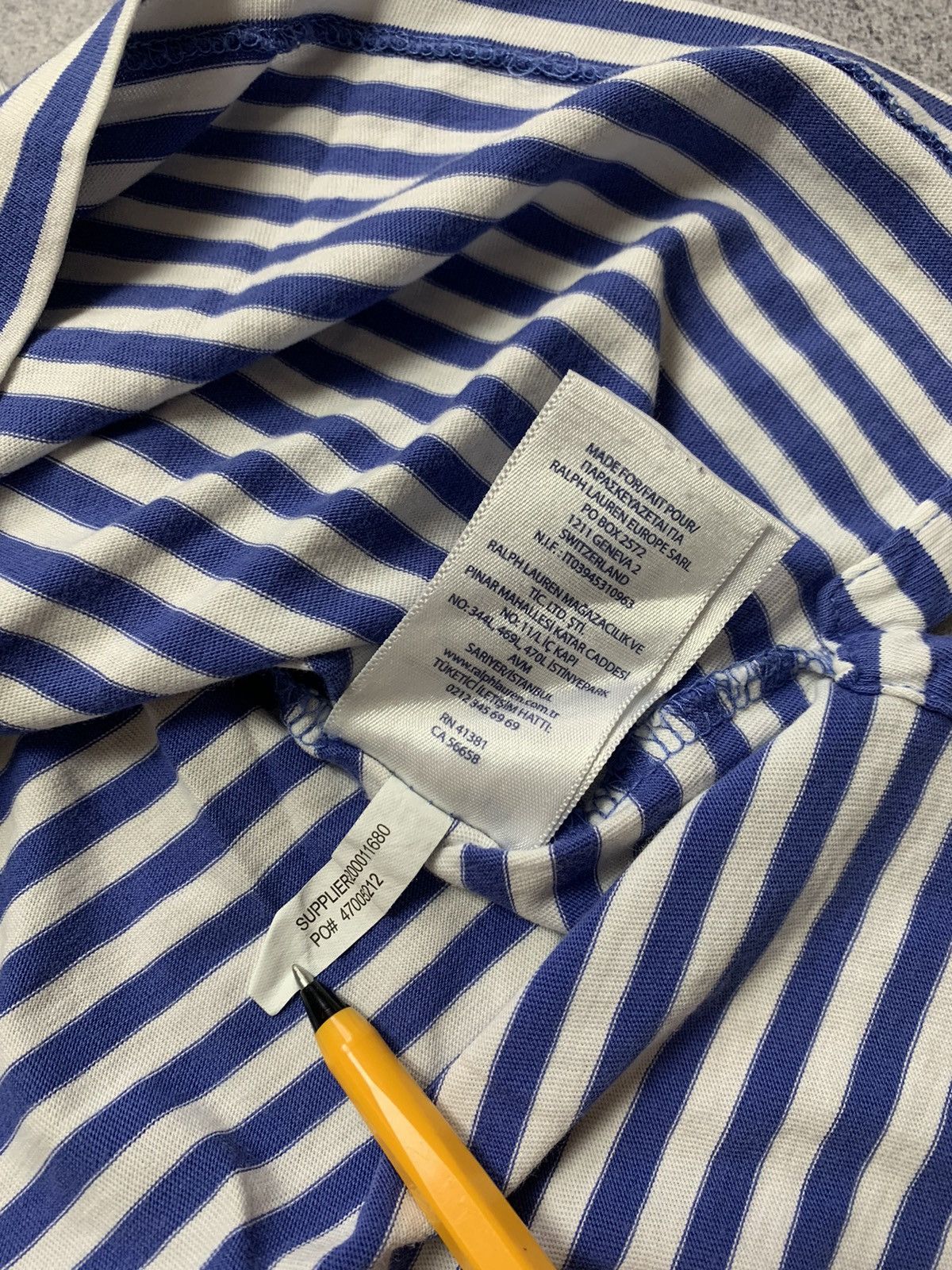 Ralph Lauren Vintage Polo Ralph Lauren faded pocket Y2K Rugby polo shirt Size US M / EU 48-50 / 2 - 8 Thumbnail