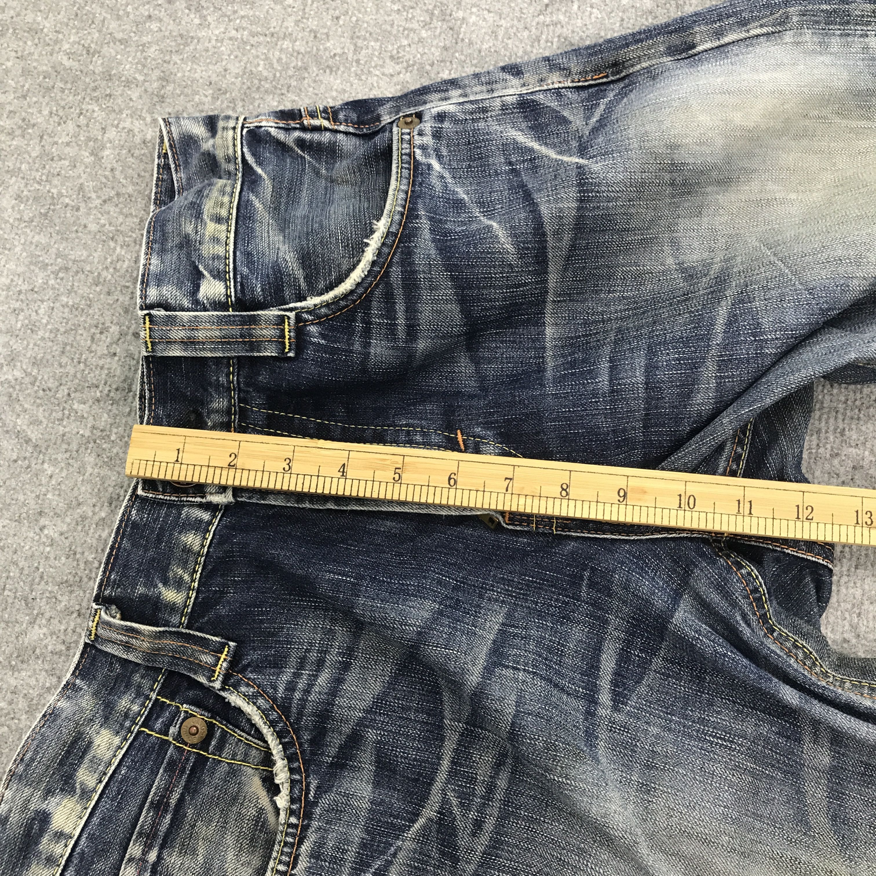 Edwin × Japanese Brand Rare edwin blue trip 503 distressed denim Jeans Size US 32 / EU 48 - 8 Thumbnail