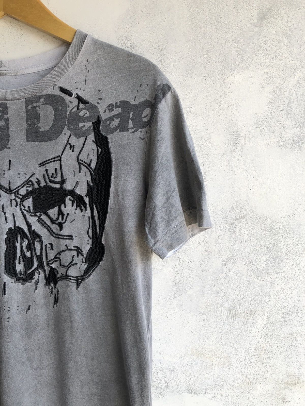 KMRii Japanese Gothic Poem Skull Rock Punk Style Size US S / EU 44-46 / 1 - 2 Thumbnail
