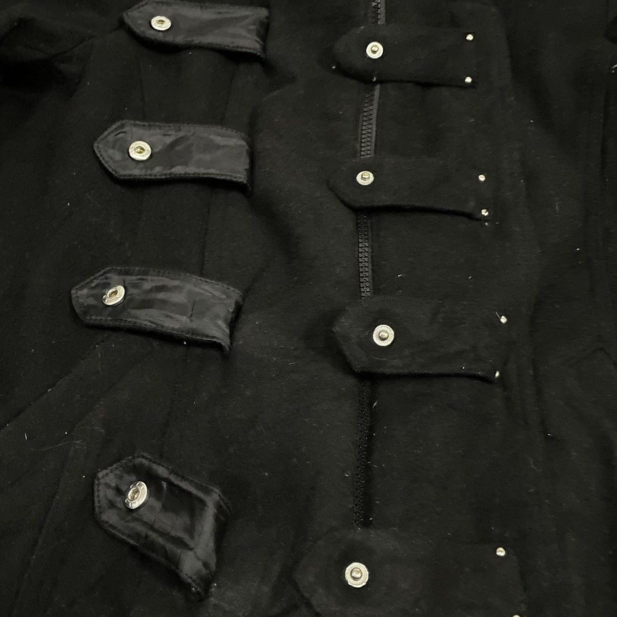 If Six Was Nine 🇯🇵 BACKS WOOL PUNK GOTHIC BUTTON UP FULL ZIP JACKET Size US M / EU 48-50 / 2 - 12 Thumbnail