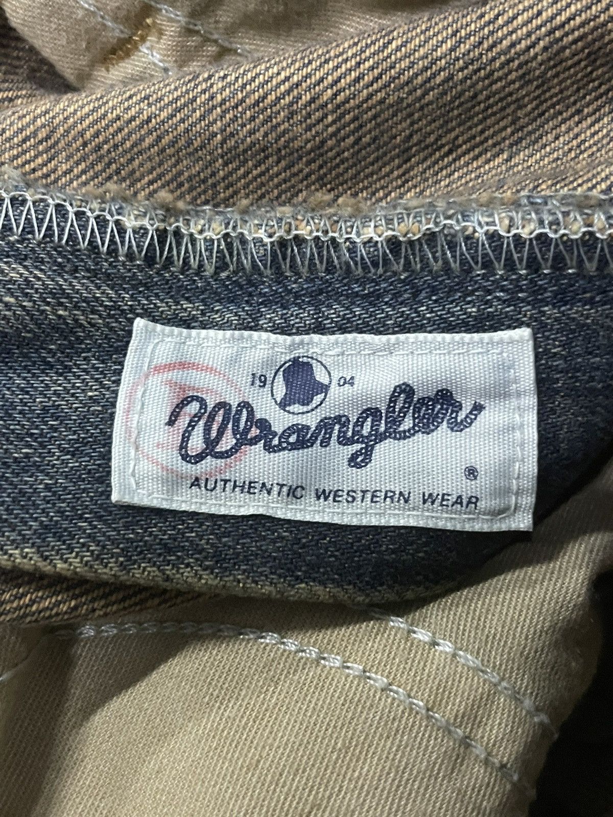 Hysteric Glamour × Japanese Brand × Wrangler Vintage Wrangler Blue Bell Mud Wash Selvedge Loose Jeans Size US 34 / EU 50 - 21 Thumbnail