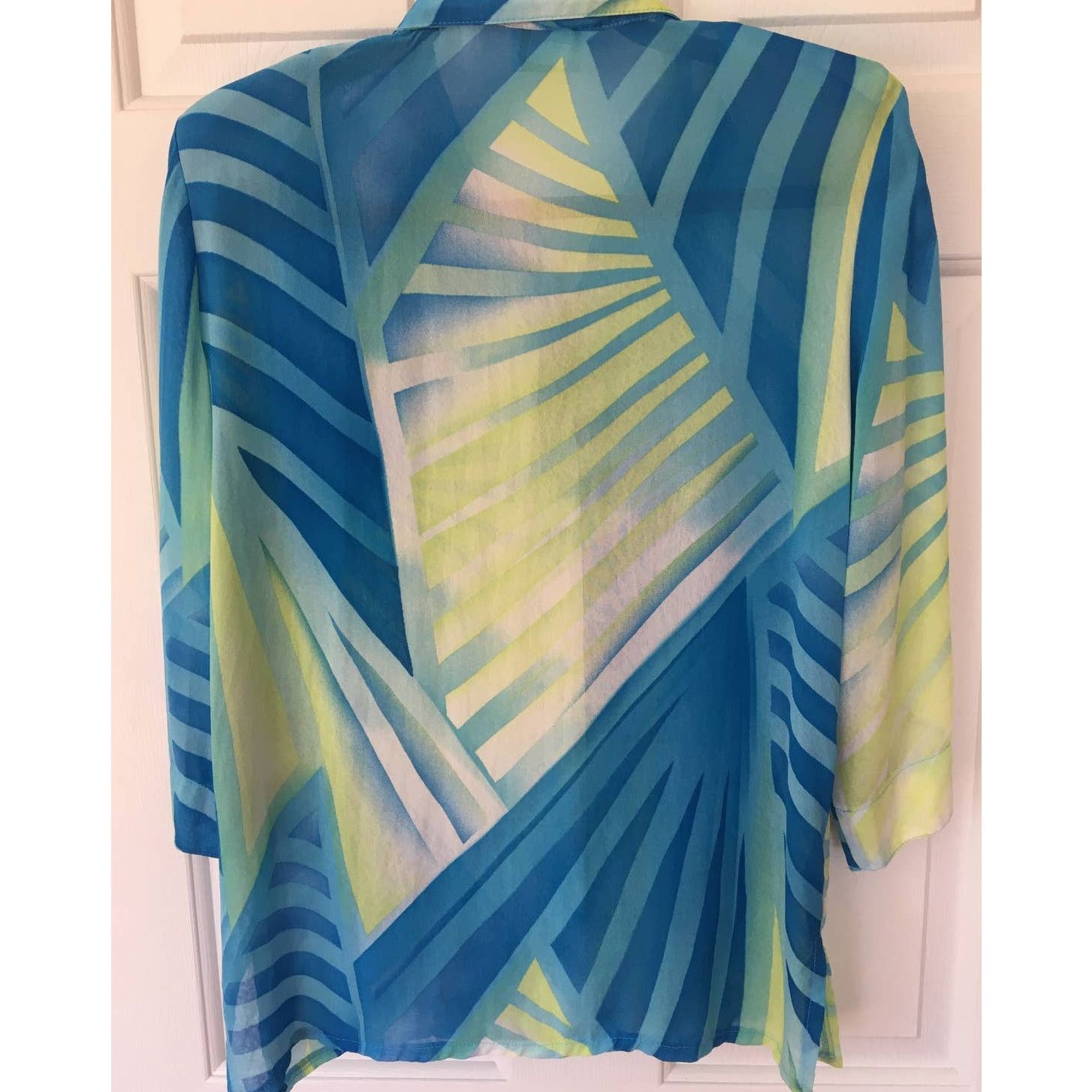 SUNSEA Vintage SeaSuns Sheer 3/4 Sleeve Blouse Size Small Size S / US 4 / IT 40 - 3 Thumbnail
