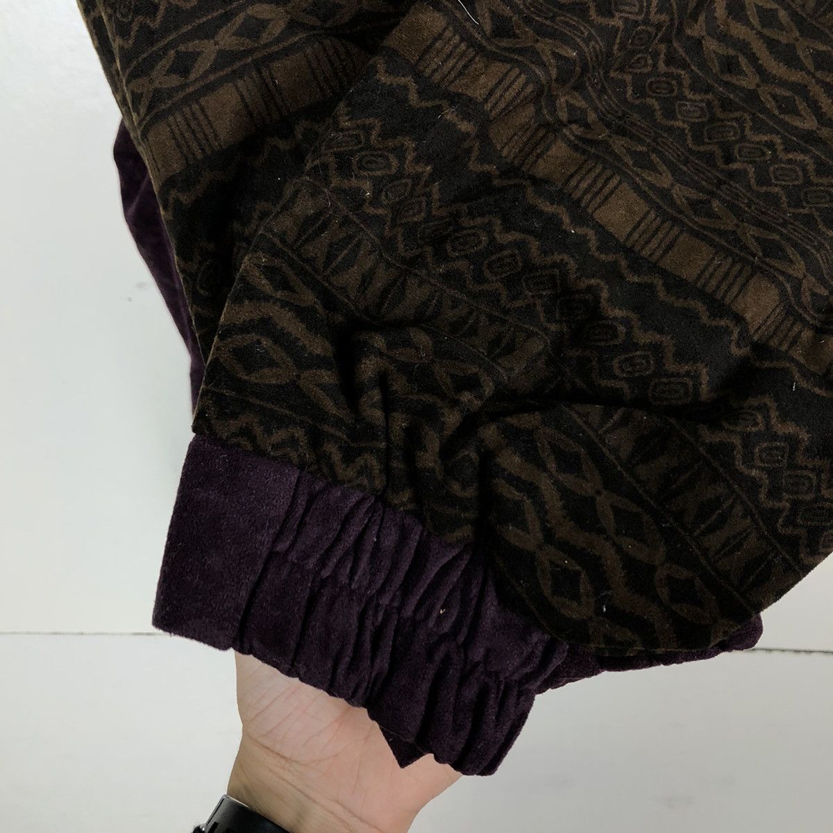 Japanese Brand 🔥ISSEY MIYKE DESIGN BOMBER JACKET JAPAN NAVAJO AZTEC DESIGN Size US M / EU 48-50 / 2 - 11 Thumbnail