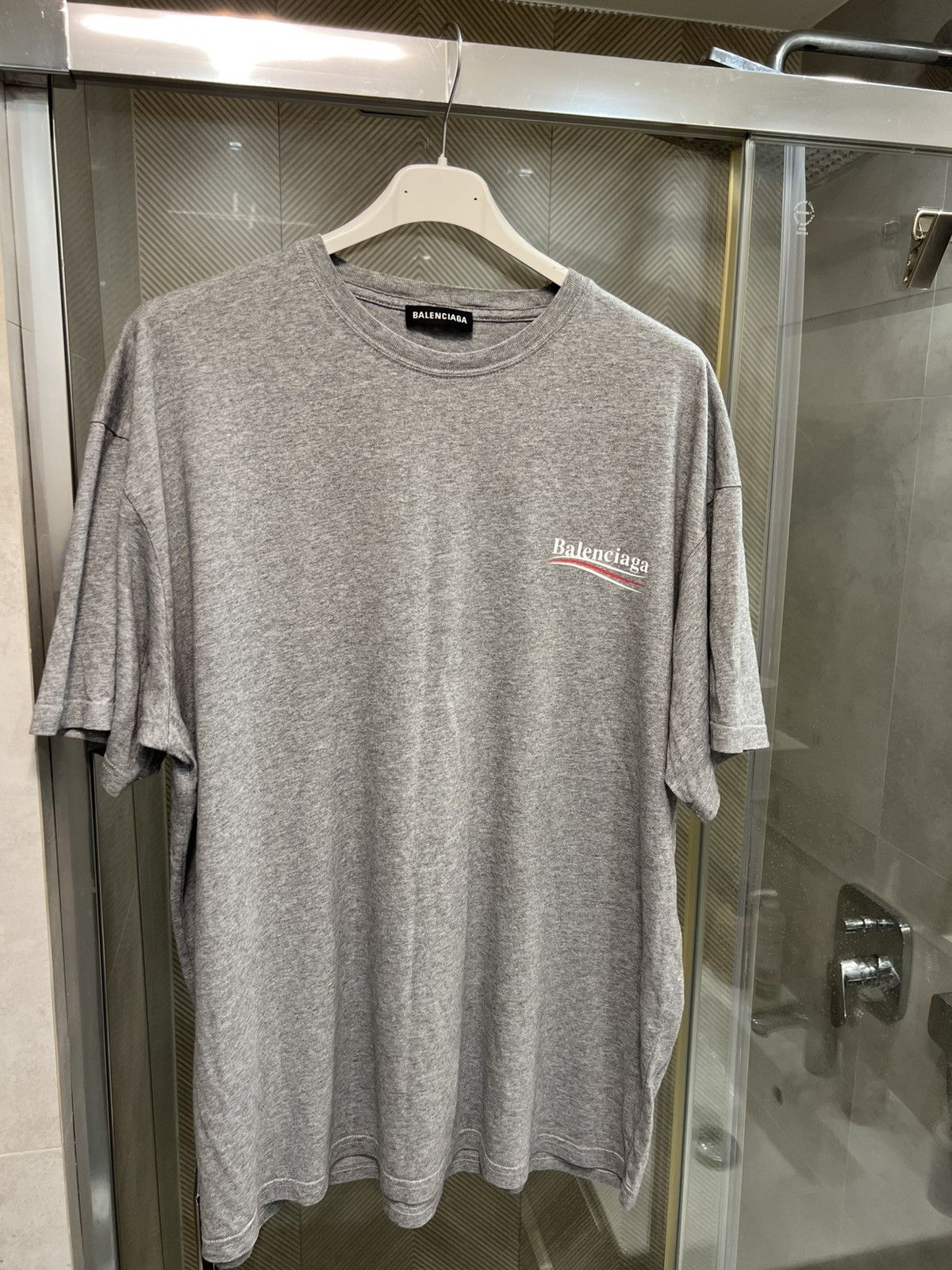 Balenciaga political bernie logo