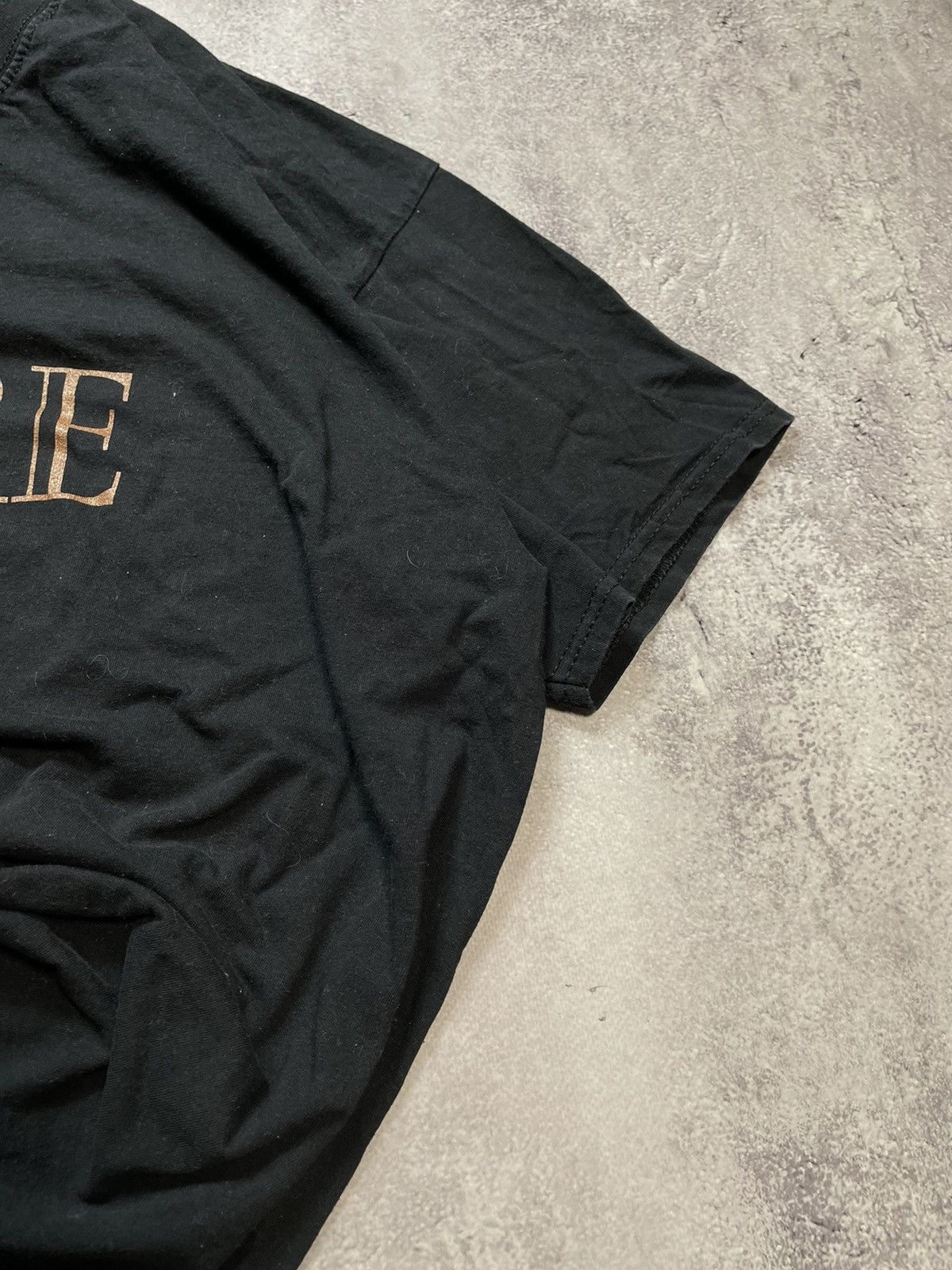 Fruit Of The Loom J'adore Paris Vtg Faded Black 00s Streetwear Tee Size US XL / EU 56 / 4 - 4 Thumbnail