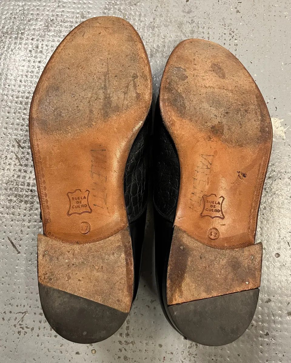 Yves Saint Laurent 1990s Yves Saint Laurent Black Leather Oxford Shoes Size US 9 / EU 42 - 10 Thumbnail