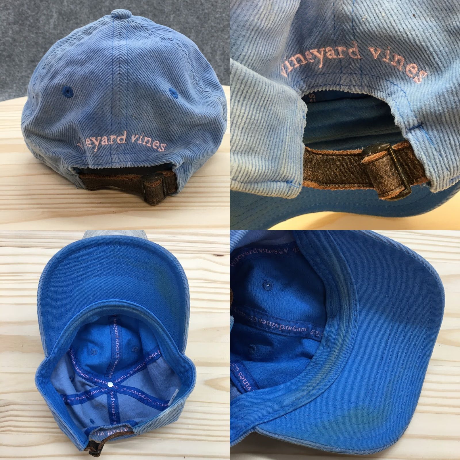 Vineyard Vines Vineyard Vines Baseball Cap Womens Blue Pink OS Adjustable Embroidered Logo Size ONE SIZE - 8 Thumbnail