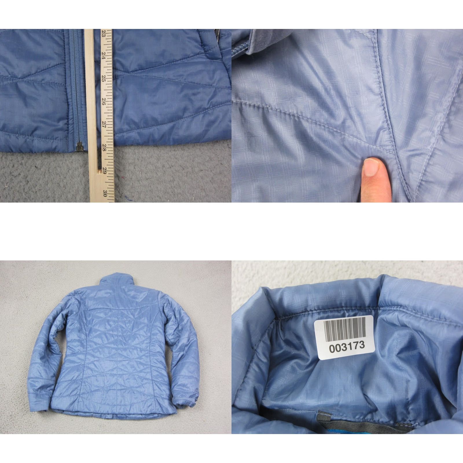Vintage Columbia Jacket Womens Medium Blue Puffer Might Lite III Omni-Heat Full Zip Size M / US 6-8 / IT 42-44 - 8 Thumbnail