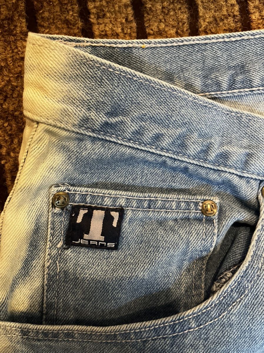 Vintage Blue and white TANK Jeans Size US 38 / EU 54 - 3 Thumbnail