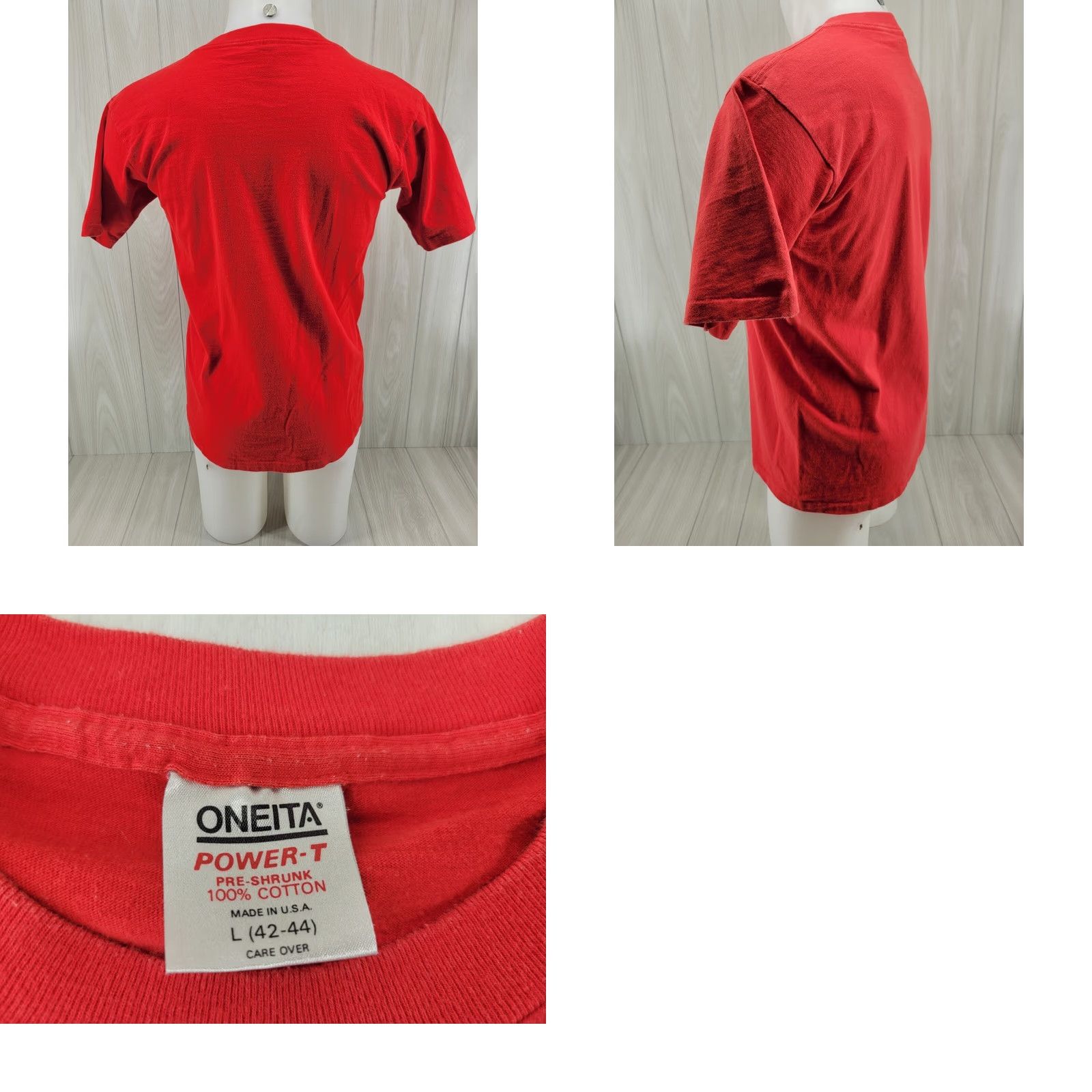 Vintage VINTAGE Underground Atlanta Train Graphic T-Shirt Red Adult Large Made Usa Size US L / EU 52-54 / 3 - 8 Thumbnail