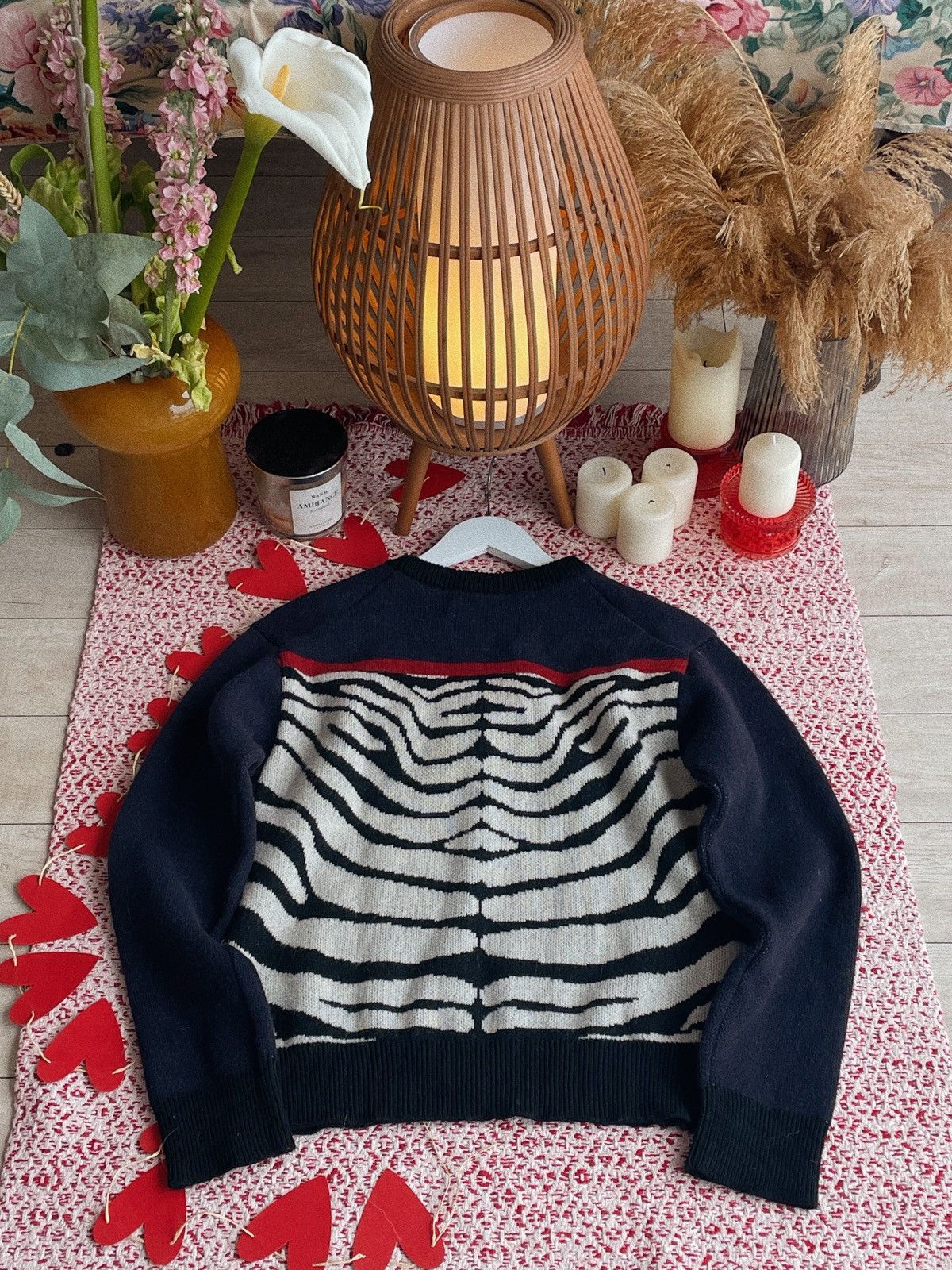 Sacai Archive Sacai FW2013 Zebra Wool Sweater Size XS / US 0-2 / IT 36-38 - 9 Thumbnail