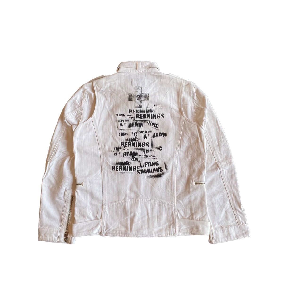 Isamu Katayama Backlash Bernings Sho Biker Denim Jacket Size US M / EU 48-50 / 2 - 2 Thumbnail