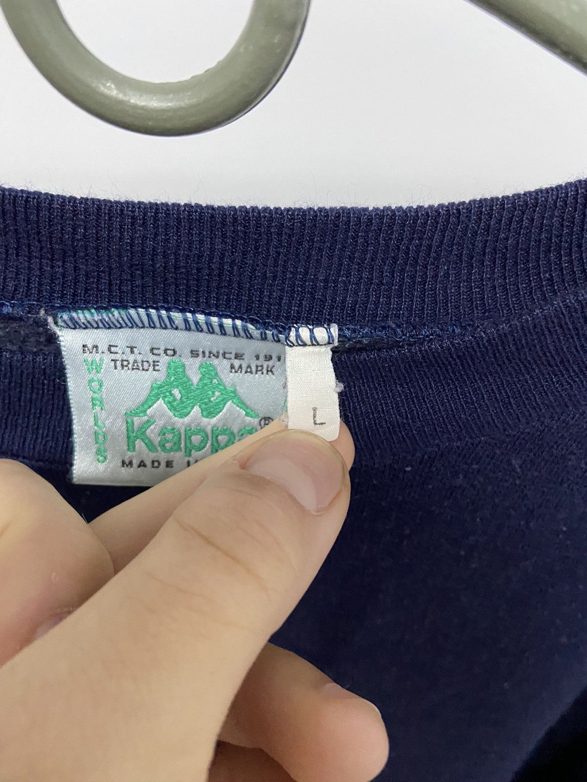 Kappa × Vintage Kappa Coogi style custom Italy Sweater Knitted Vintage Size US L / EU 52-54 / 3 - 6 Thumbnail
