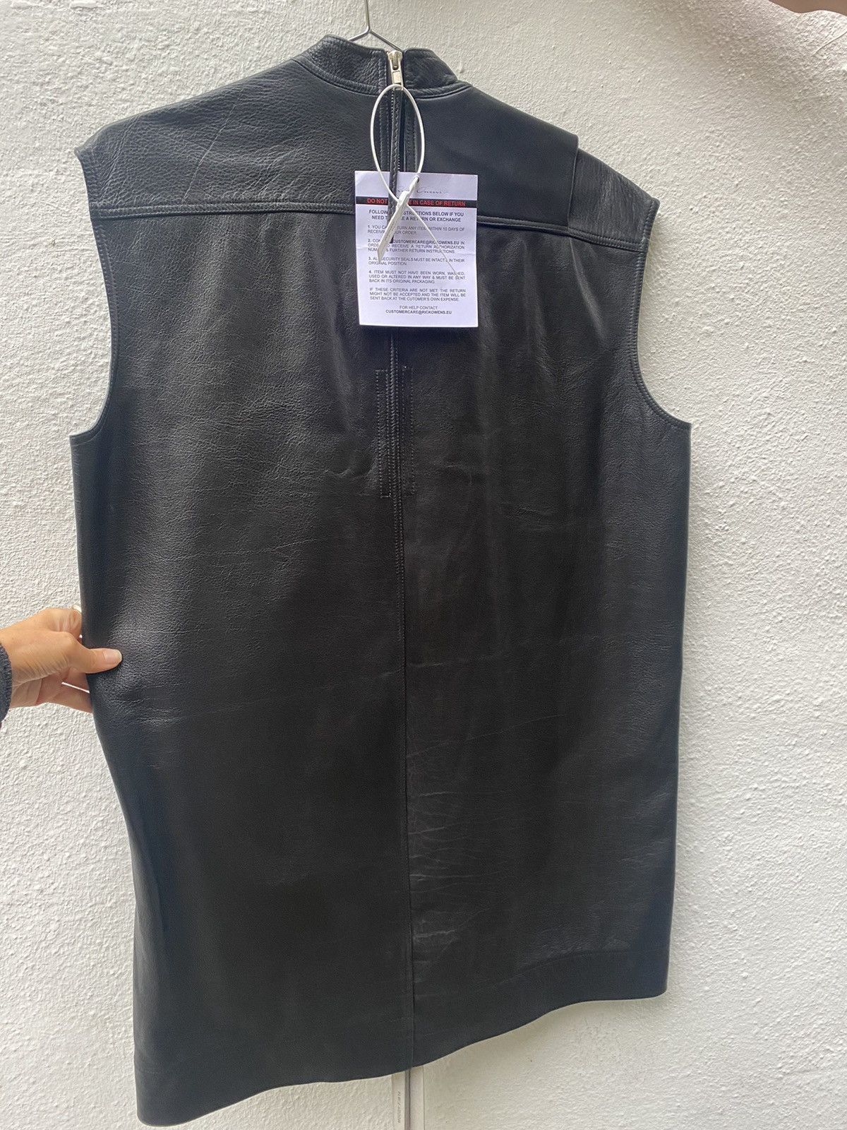 Rick Owens Rick Owens MOODY FW14 Leather Vest Top Size US S / EU 44-46 / 1 - 3 Thumbnail