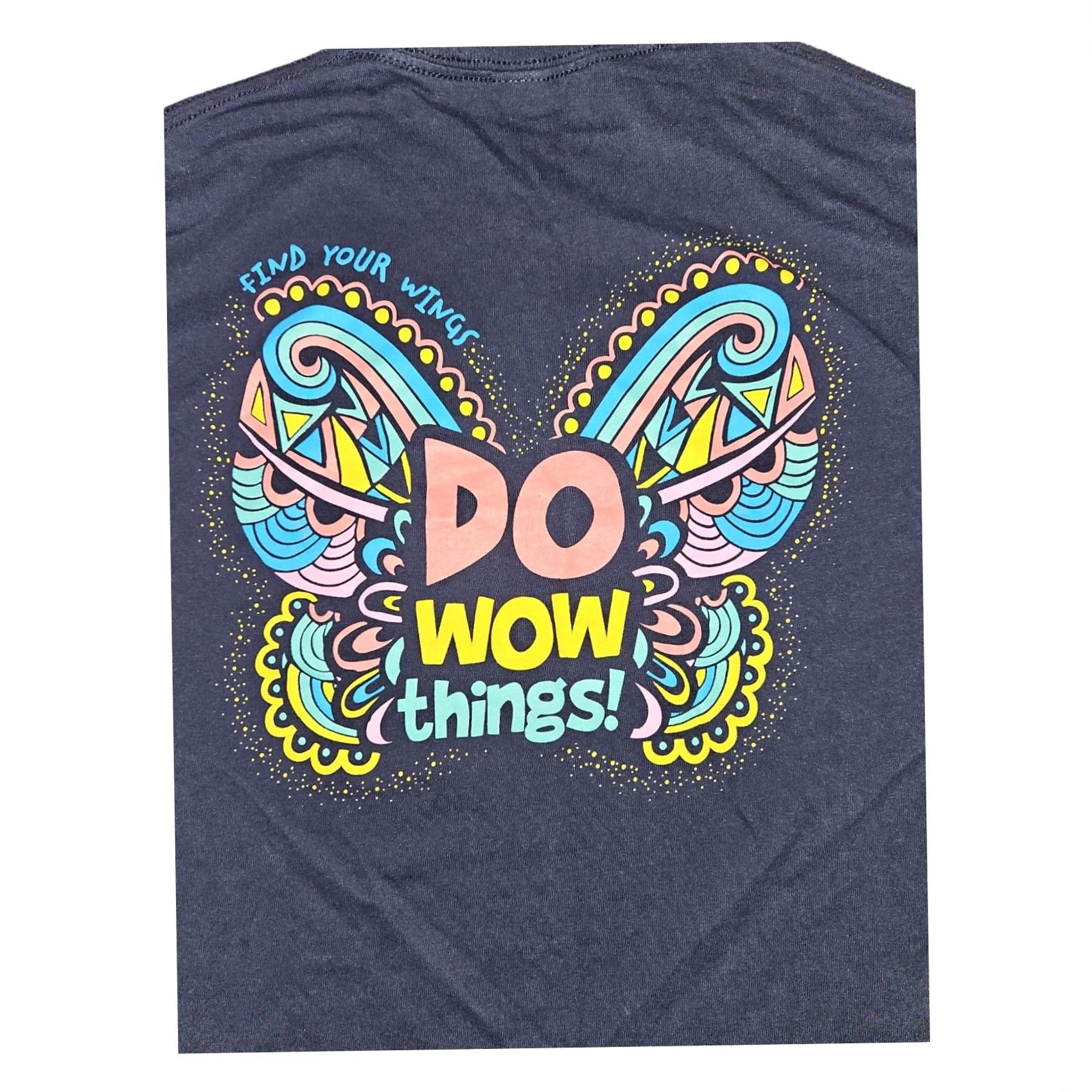 Gildan Gildan Girl Scouts T-Shirt Medium Juniors/Women's Short Sleeve Navy Blue Graphic Print Size M / US 6-8 / IT 42-44 - 5 Thumbnail
