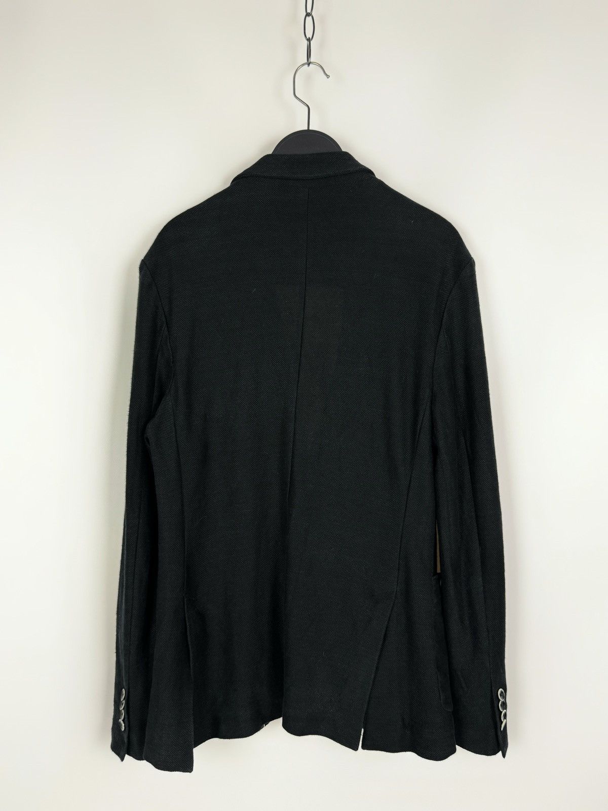 Circolo 1901 Circolo 1901 Cotton/Linen Black Blazer Jacket Size 52 Size 52R - 12 Thumbnail