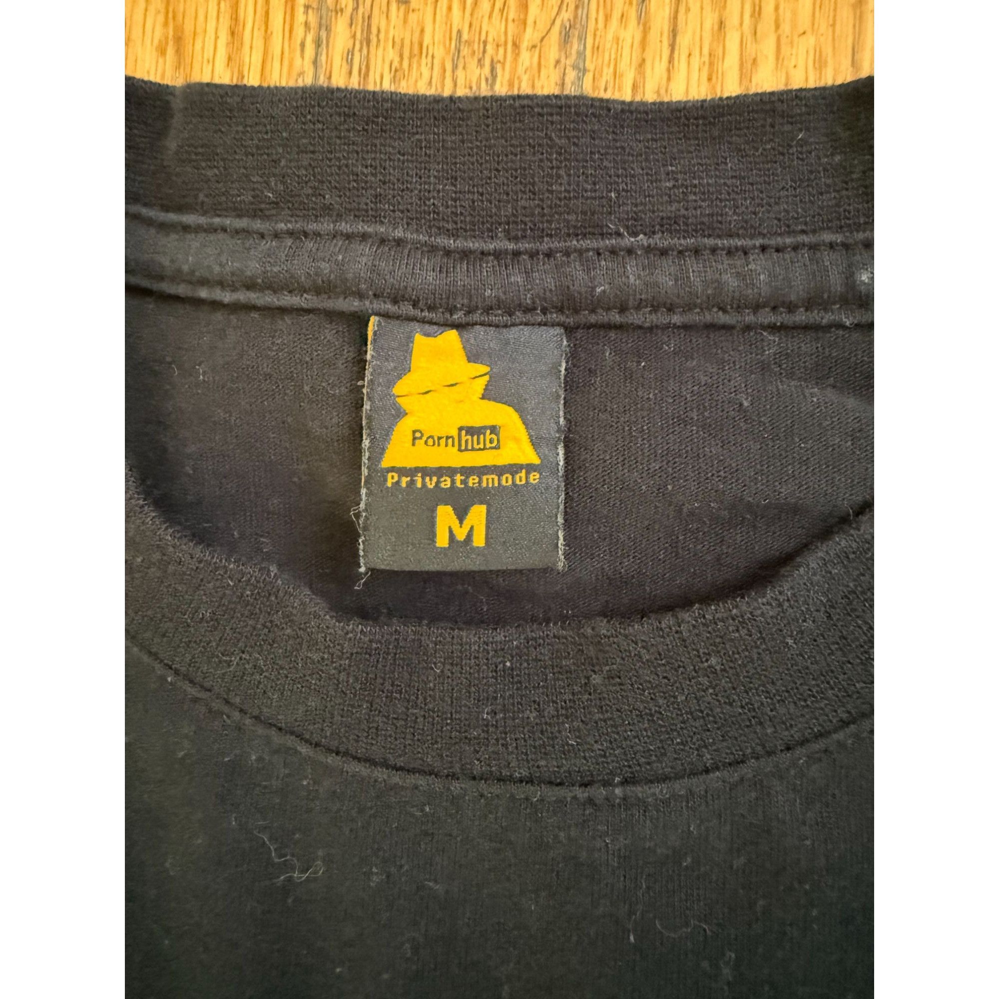 Richardson Pornhub Private Mode Long Sleeve Black T-Shirt Size M Unisex Size US M / EU 48-50 / 2 - 2 Thumbnail