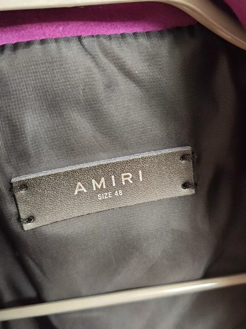 Amiri Amiri Purple locomotive cow suede suede jacket -DMC-2508 Size US M / EU 48-50 / 2 - 3 Thumbnail