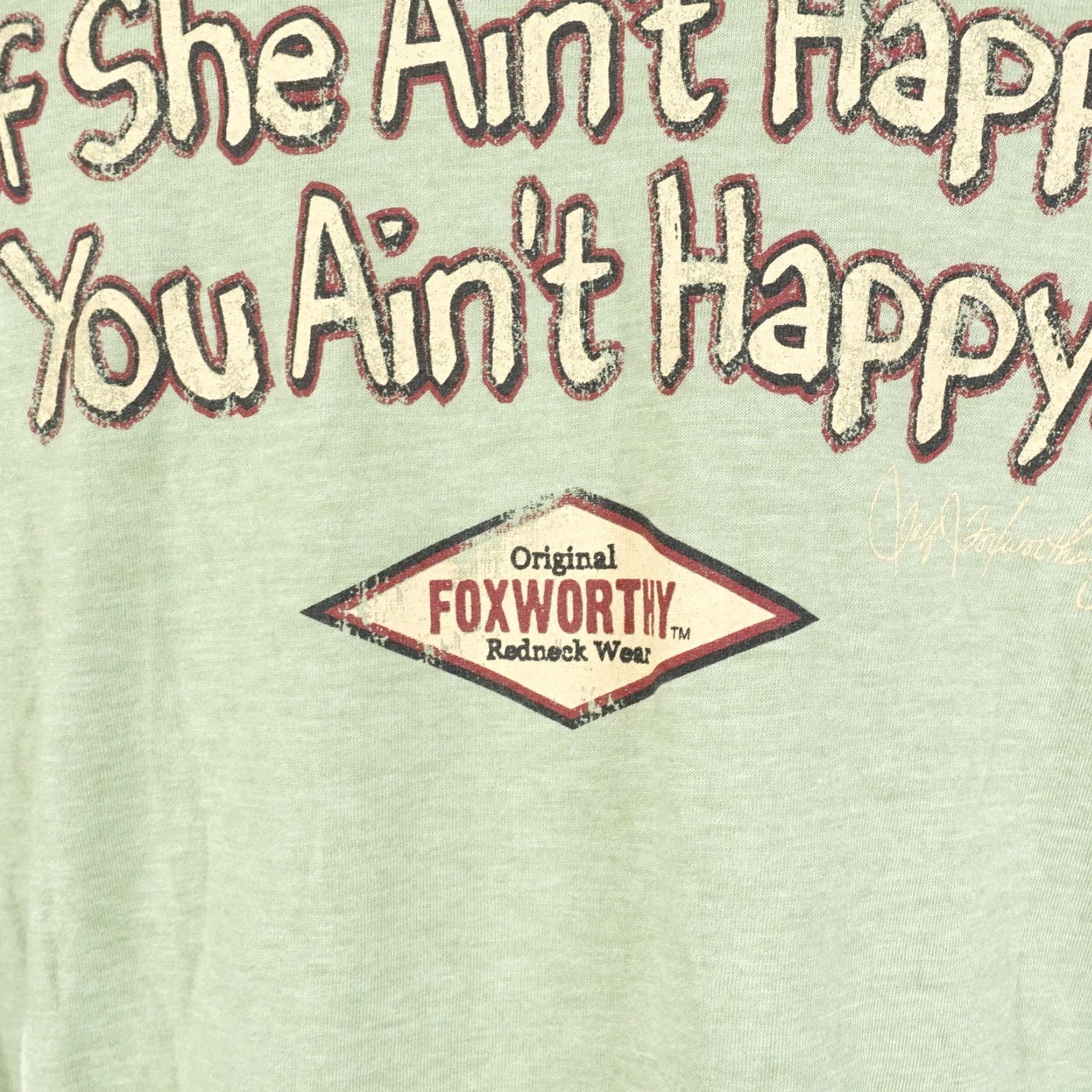 Tultex Jeff Foxworthy Redneck Gear T-Shirt Unisex Adults XL Green Size US XL / EU 56 / 4 - 3 Thumbnail