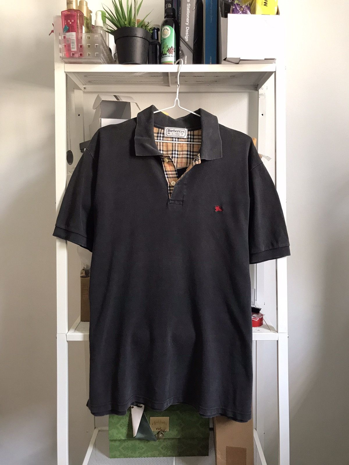 Burberry 🔥 OFFER ME NOW 🔥 VTG Burberrys Nova Check Polo Colar Shirt 🔥 Size US XL / EU 56 / 4 - 3 Thumbnail