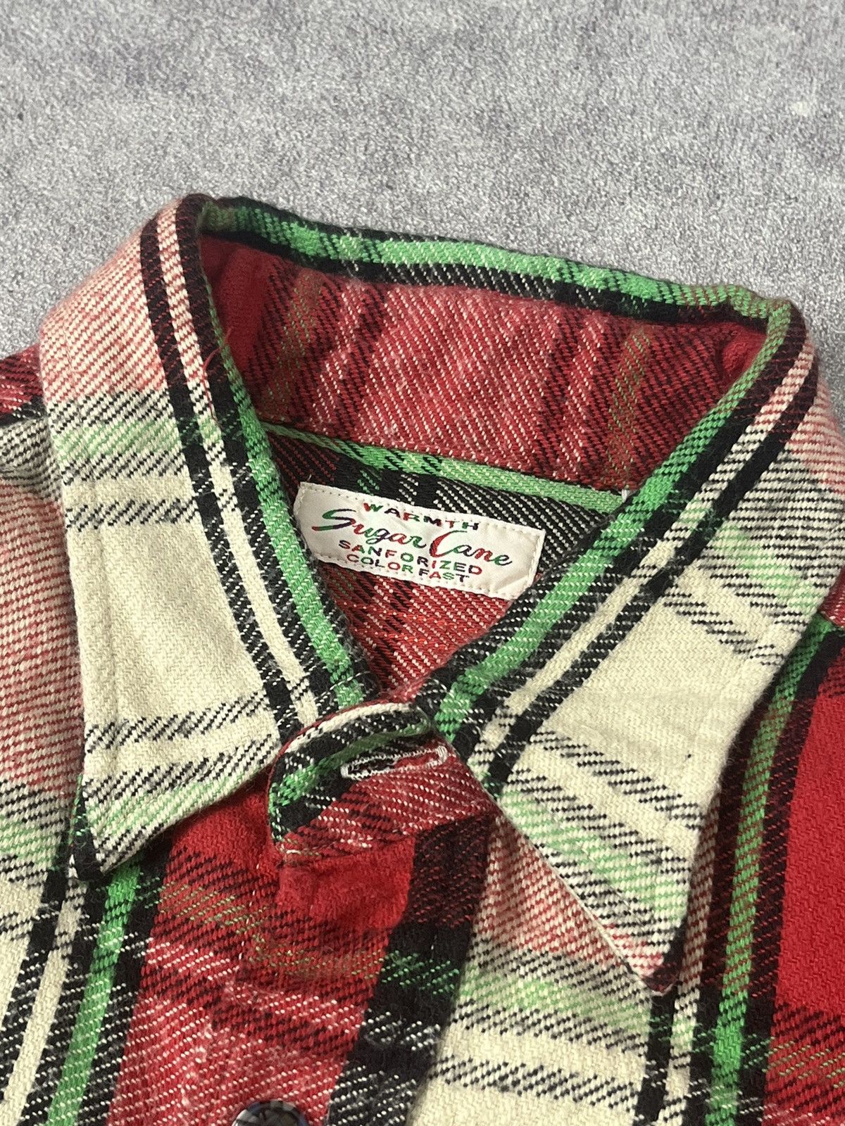 Japanese Brand × Sugar Cane Sugarcane warmth sanforized colorfast heavy flannel shir Size US M / EU 48-50 / 2 - 5 Thumbnail