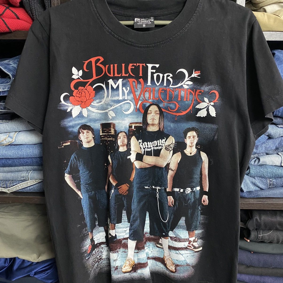 Band Tees Vintage Bullet For My Valentine Big graphic logo 90’s tee Size US S / EU 44-46 / 1 - 2 Thumbnail