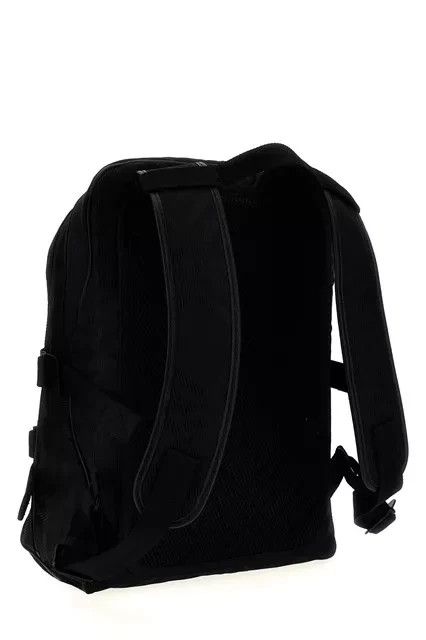 Burberry BURBERRY Men's Black Checkered Jacquard Backpack New Size ONE SIZE - 2 Thumbnail
