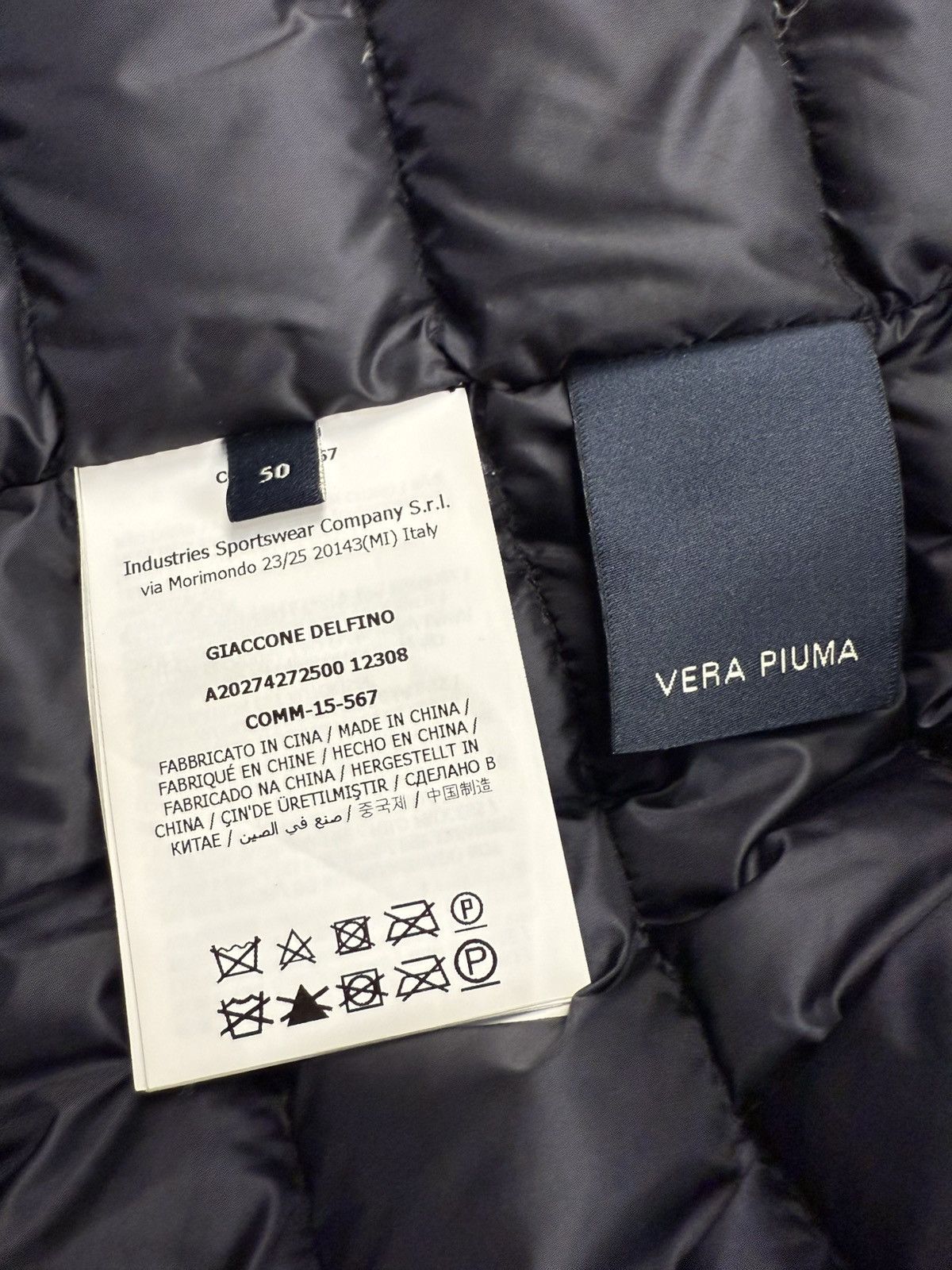 Other Marina Yachting Delfino Down Coat 50 – Hooded Wool & Puffer Size US M / EU 48-50 / 2 - 8 Thumbnail