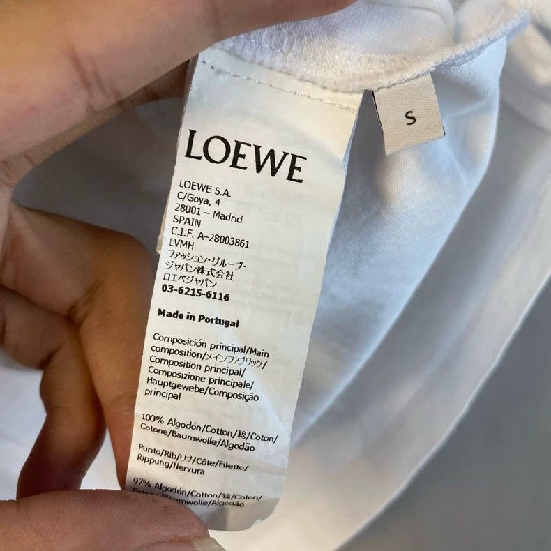 Loewe LOEWE Mosaic logo embroidered short sleeves Size S / US 4 / IT 40 - 4 Thumbnail