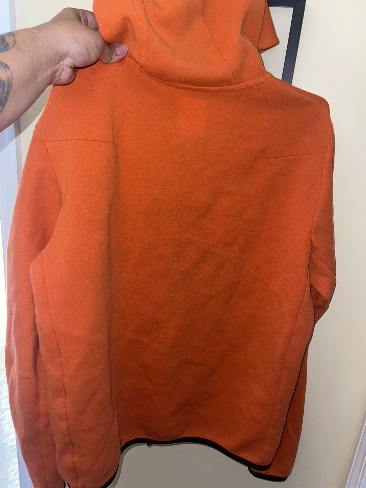 Nike Orange Nike Tech Zip Up Size US M / EU 48-50 / 2 - 2 Thumbnail