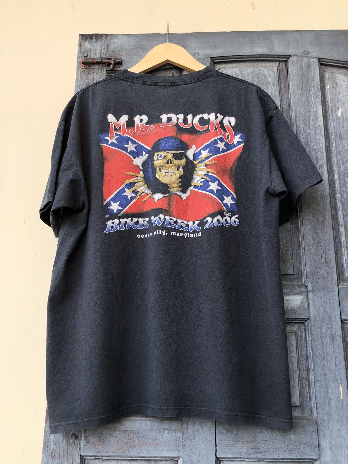 Vintage M.R. Ducks Bike Week 2006 ocean city, maryland Bikers Motor Size US XL / EU 56 / 4 - 16 Thumbnail