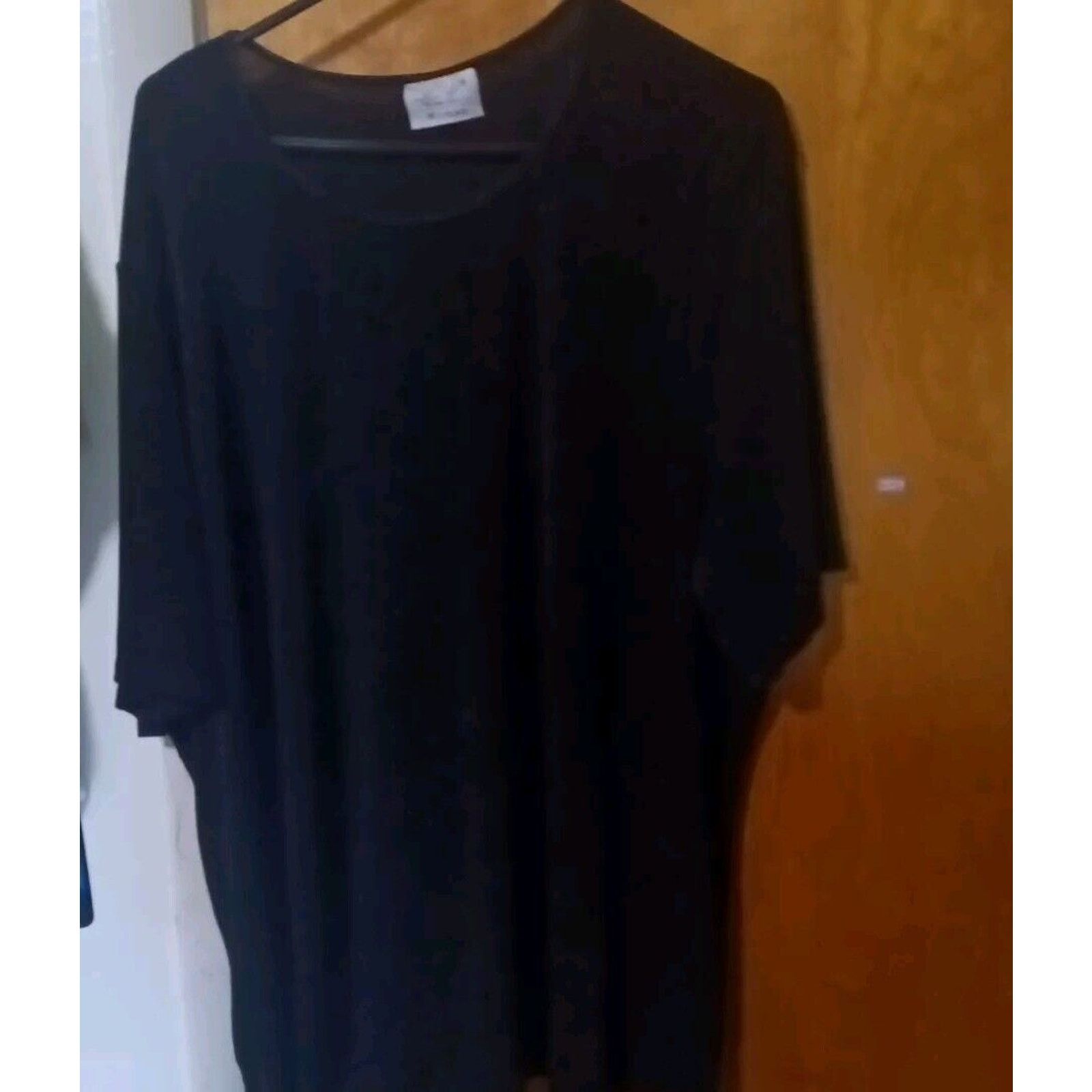 Other Kathie lee black see through short sleeve plus top 26W/28W Size 4XL / US 24-26 - 1 Thumbnail