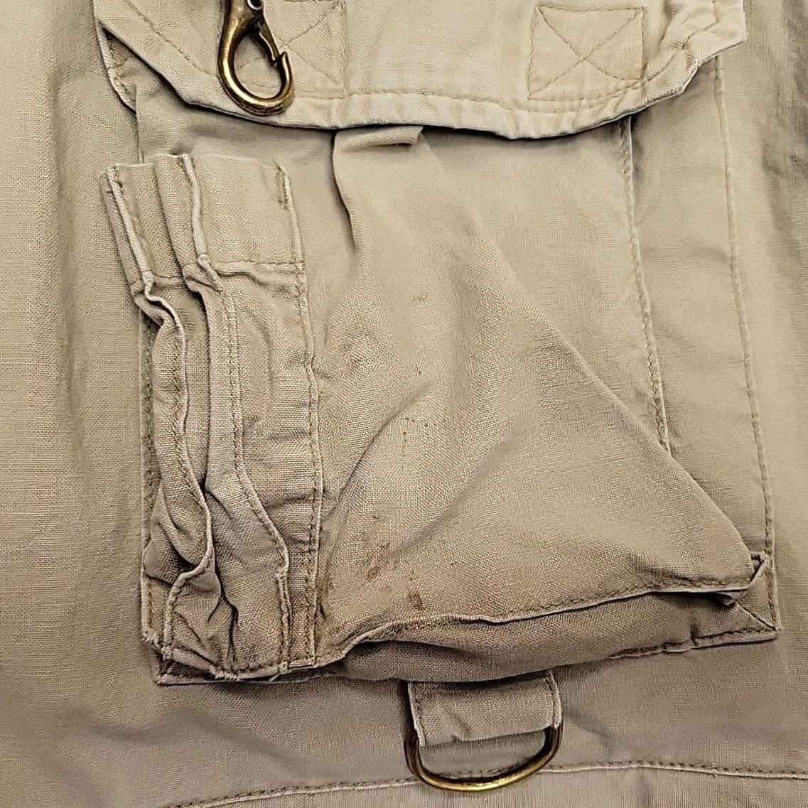 Vintage Cabela's Safari Vest Mens XL Khaki Beige Multi Pocket Utility Outdoors Photo Vest Size US XL / EU 56 / 4 - 4 Thumbnail