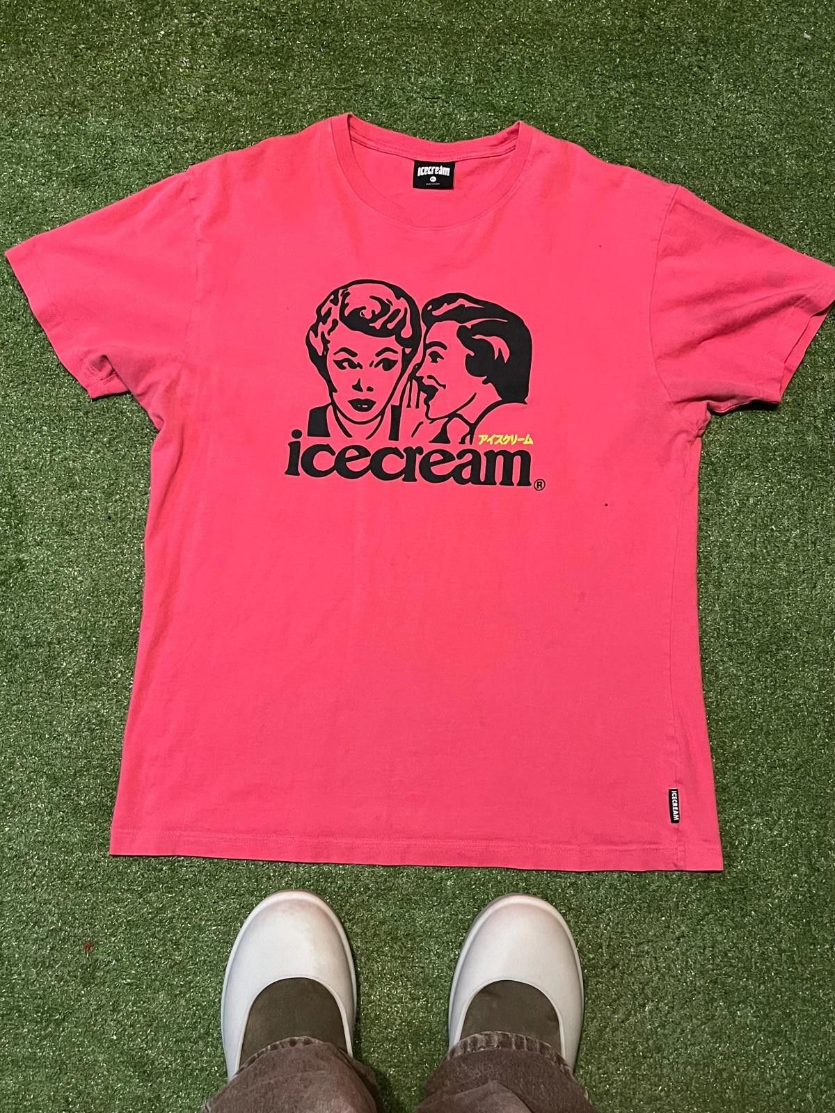 Icecream Icecream Graphic Print Pink T-Shirt Size ONE SIZE - 1 Thumbnail
