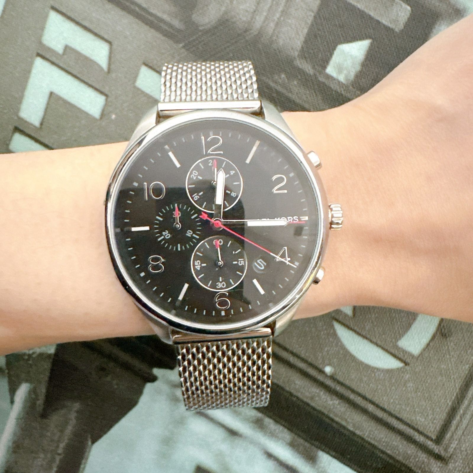 Michael Kors Michael Kors MK8644 Merrick Silver-Tone Mesh Watch Size ONE SIZE - 6 Thumbnail