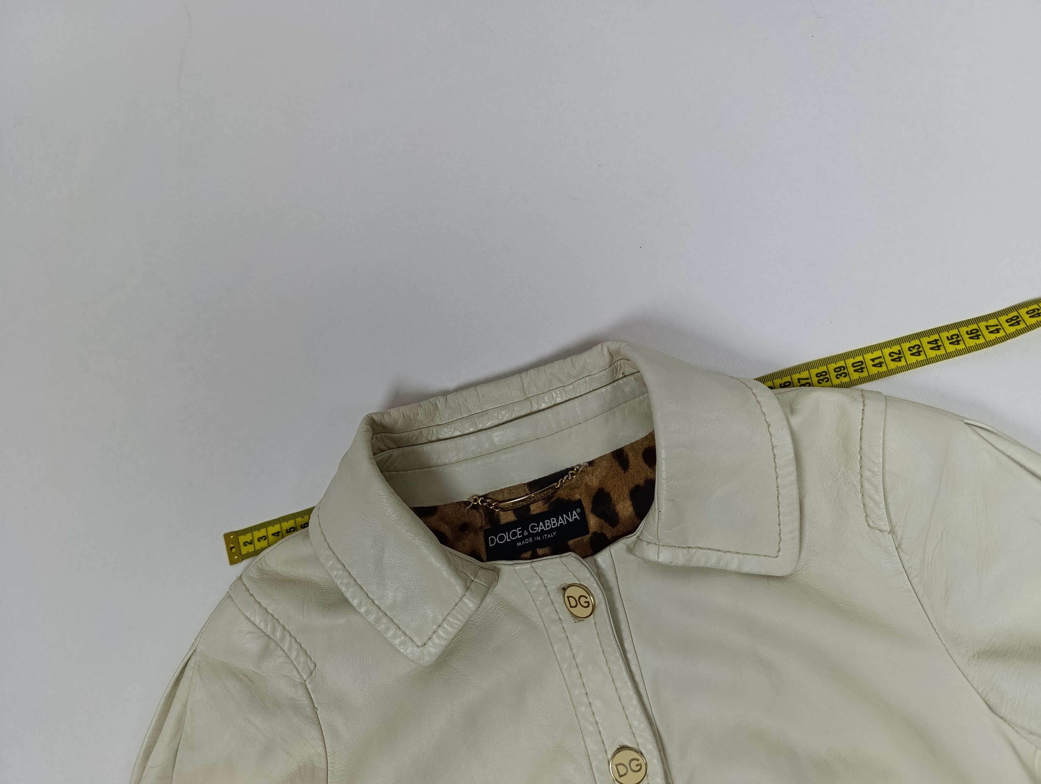 Dolce & Gabbana Dolce & Gabbana Cropped Sheepskin Leather Jacket Size M / US 6-8 / IT 42-44 - 19 Thumbnail
