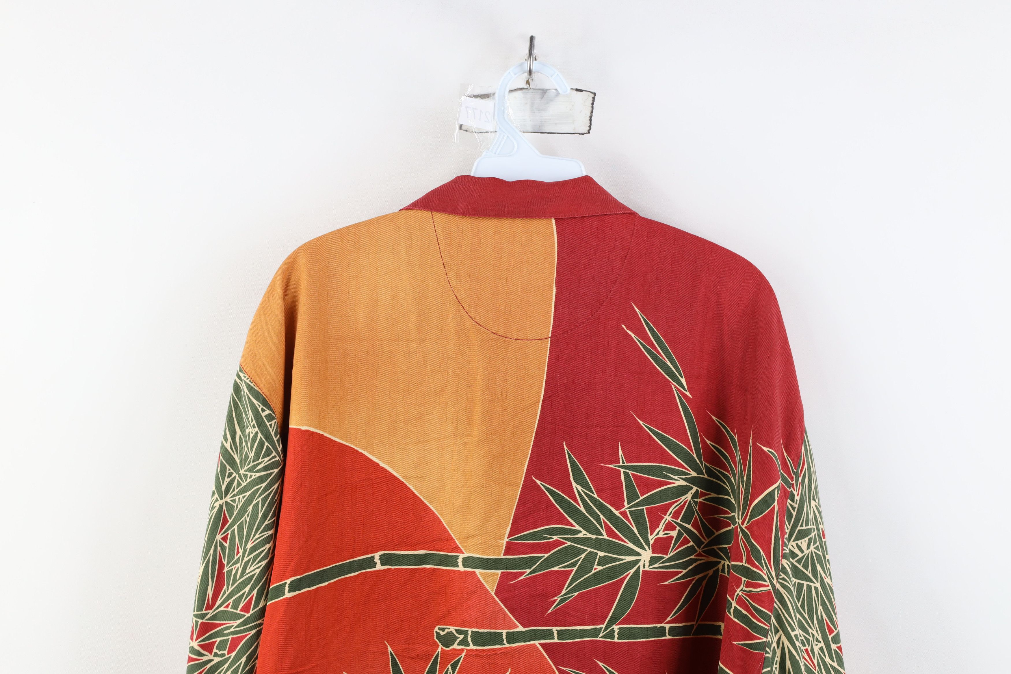 Tommy Bahama Vintage 90s Tommy Bahama Bamboo Looped Collar Button Shirt Size US L / EU 52-54 / 3 - 12 Thumbnail