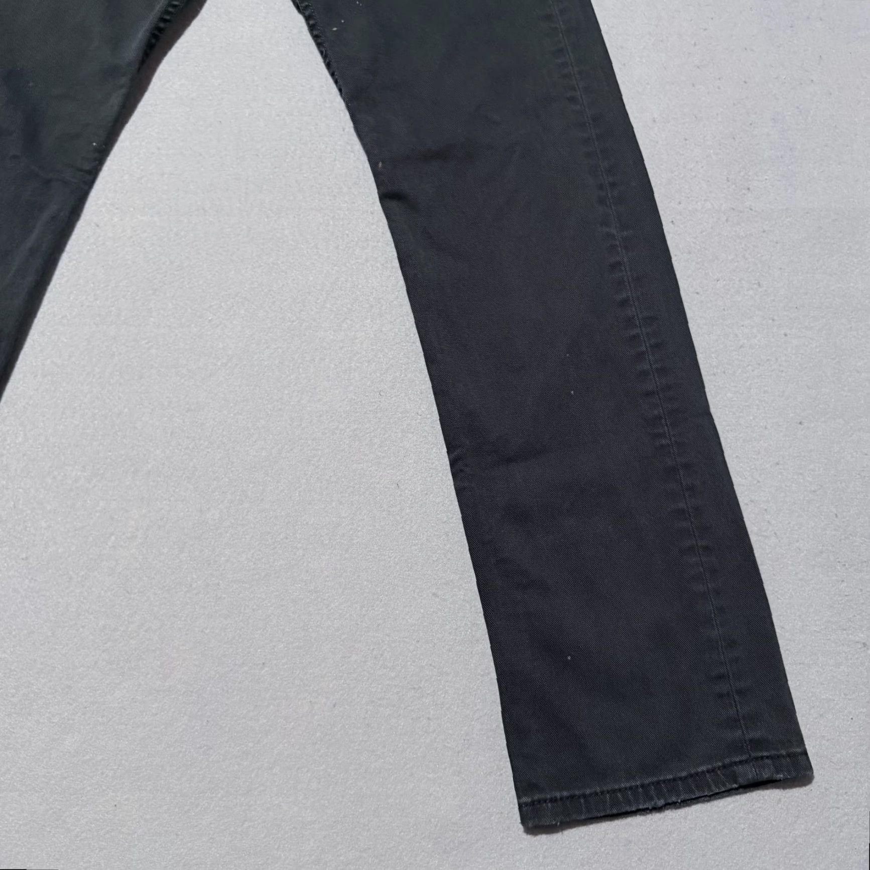 Levi's Levi's Jeans Men Black Denim Low Rise Straight Classic Zip Fly - 30X32 Size US 30 / EU 46 - 6 Thumbnail