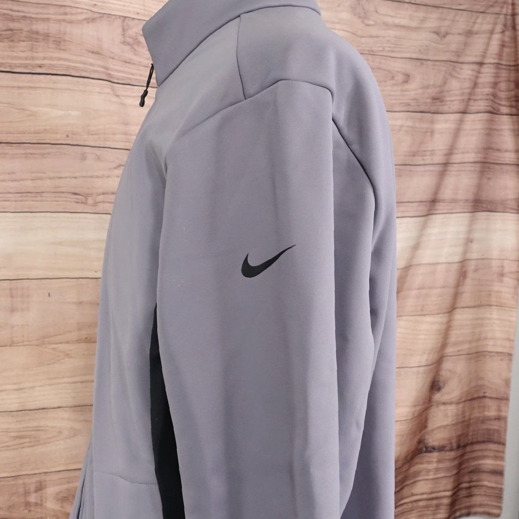 Nike Nike Therma Golf Jacket Mens XL Gray Softshell Full Zip Size US XL / EU 56 / 4 - 4 Thumbnail