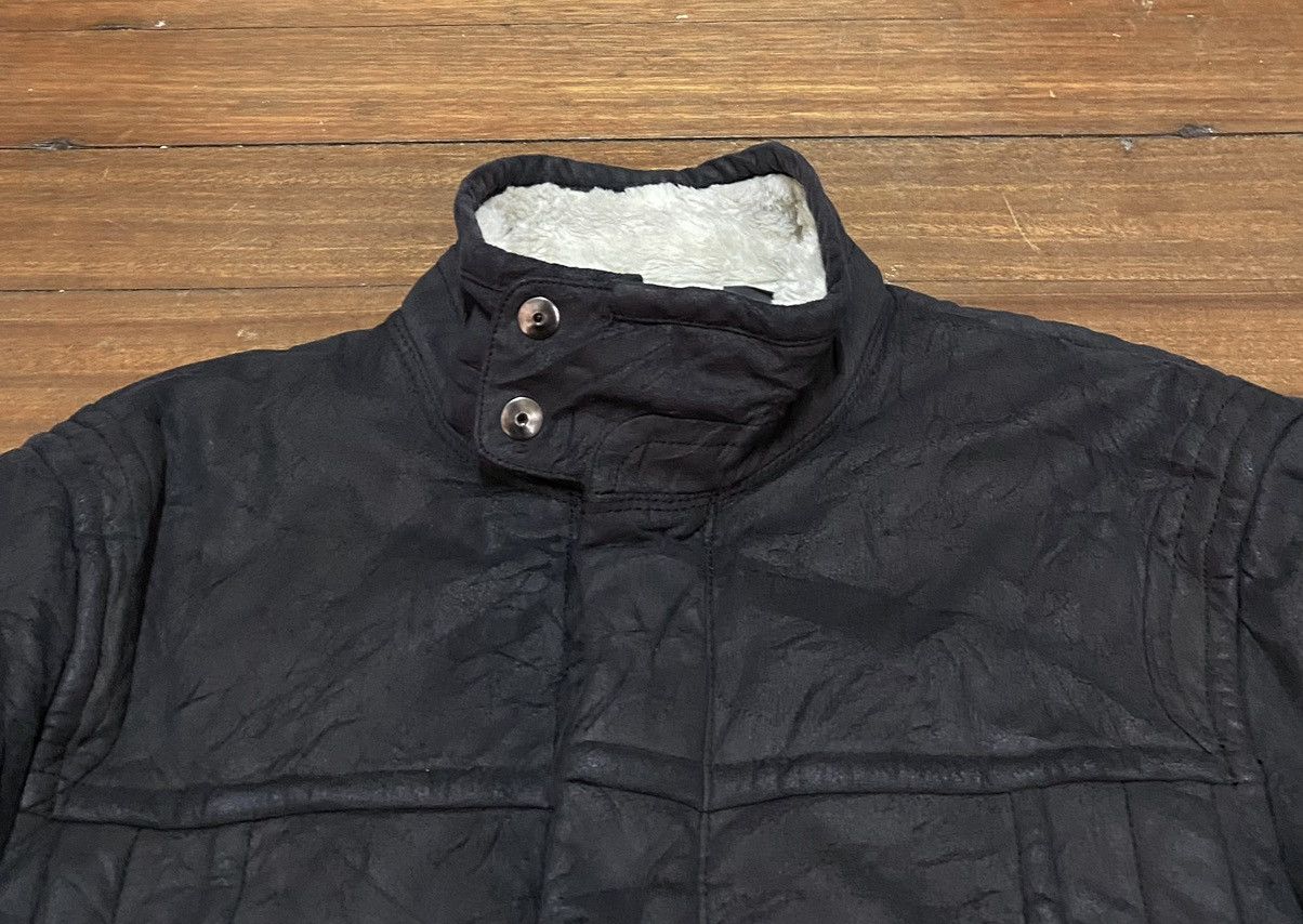 Armani Exchange × Vintage Rare Design Vintage Armani Exchange Fur Suede Jacket 2000s Size US M / EU 48-50 / 2 - 4 Thumbnail
