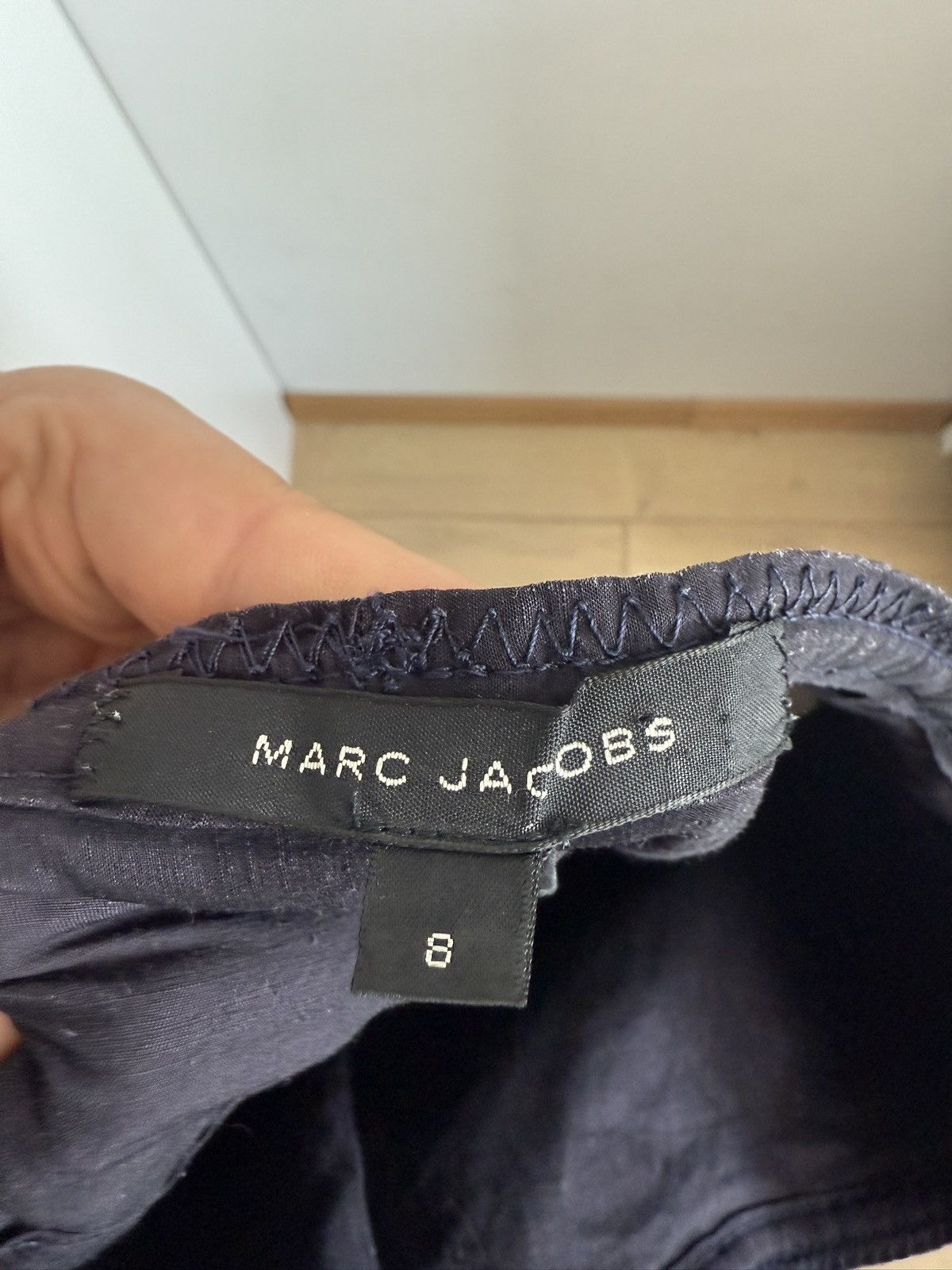 Marc Jacobs × Vintage Vintage y2k Marc Jacobs purple linen skirt archive avantgarde Size 26" / US 2 / IT 38 - 3 Thumbnail