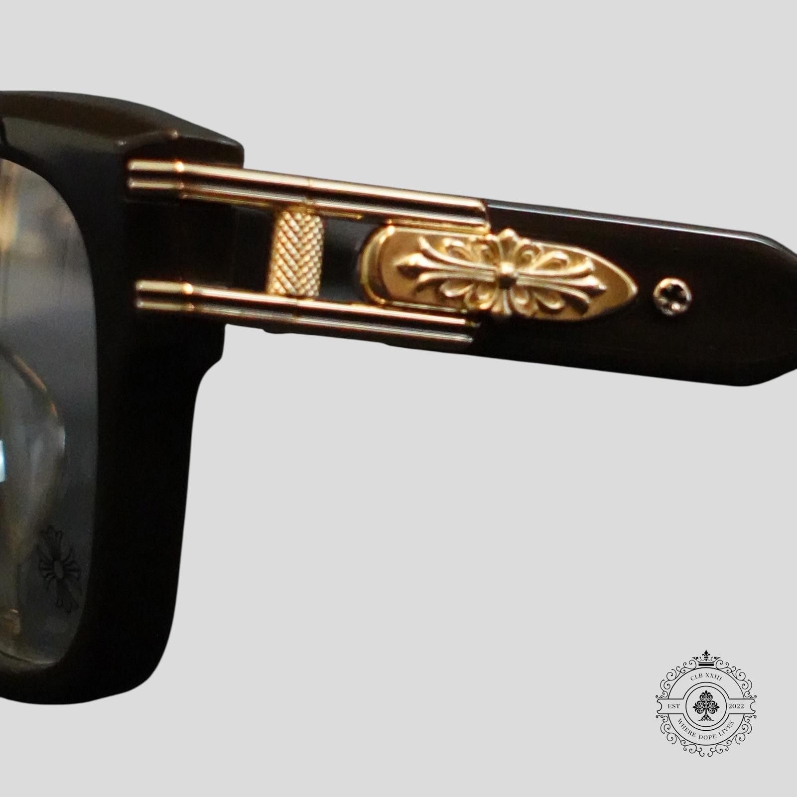 Chrome Hearts Chrome Hearts Bulge Glasses in Brown/Gold Size ONE SIZE - 5 Thumbnail
