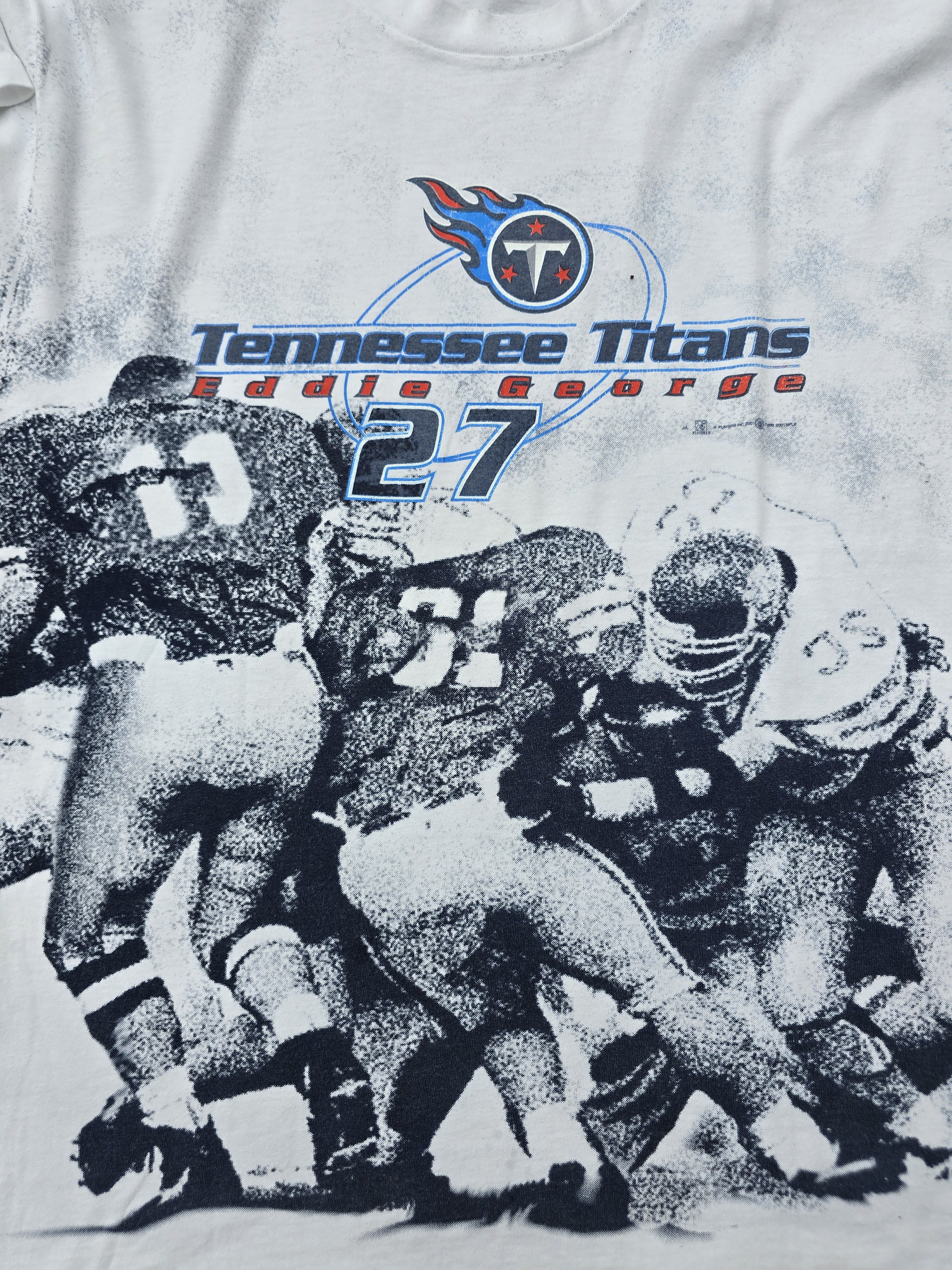 All Sport Vintage Tennessee Titans NFL Football Eddie George 90s Size US XL / EU 56 / 4 - 8 Thumbnail