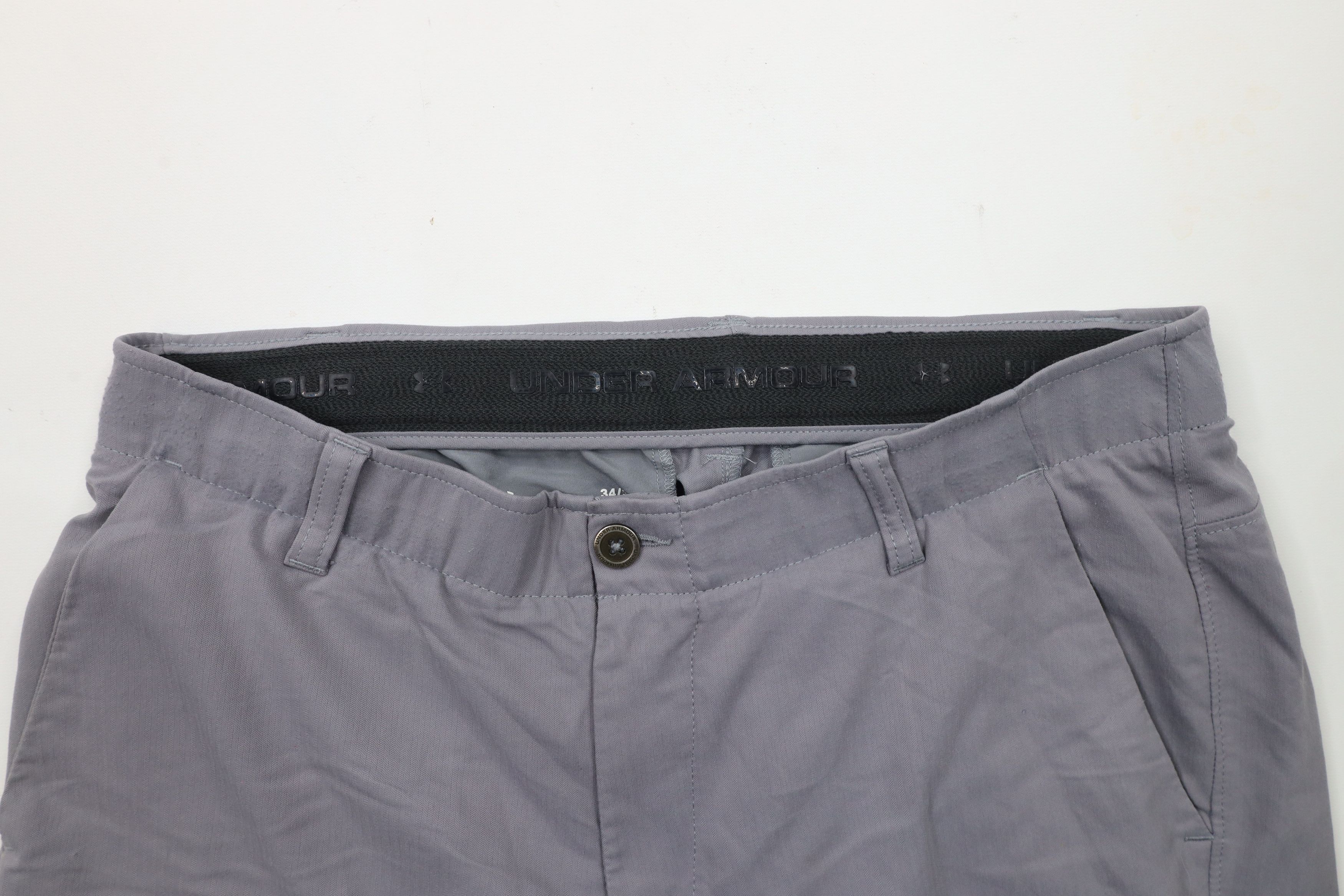 Under Armour × Vintage Under Armour Herringbone Stretch Showdown Golf Chino Pants Size US 34 / EU 50 - 6 Thumbnail